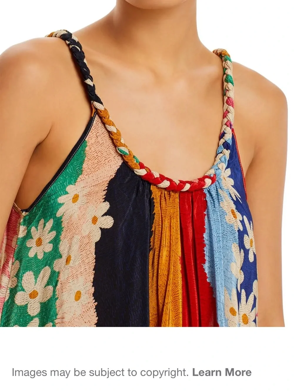 NWT Farm Rio Super Fun Daisy Maxi Dress in Viscose. Lined with pockets. Sz XL - Picture 3 of 15